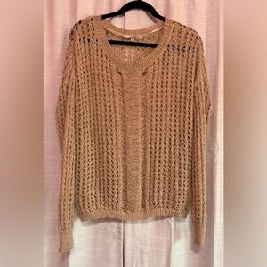 Miss Me loose open knit sweater
